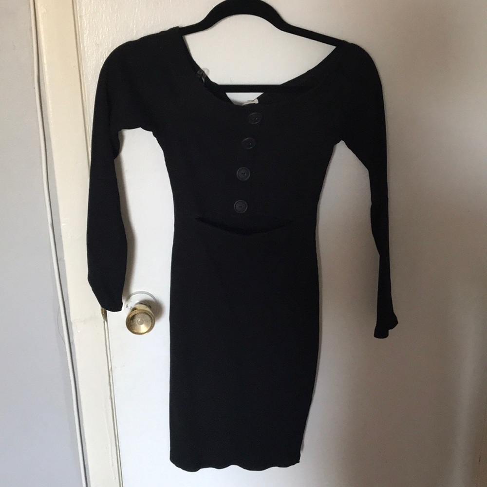 Body con slit dress